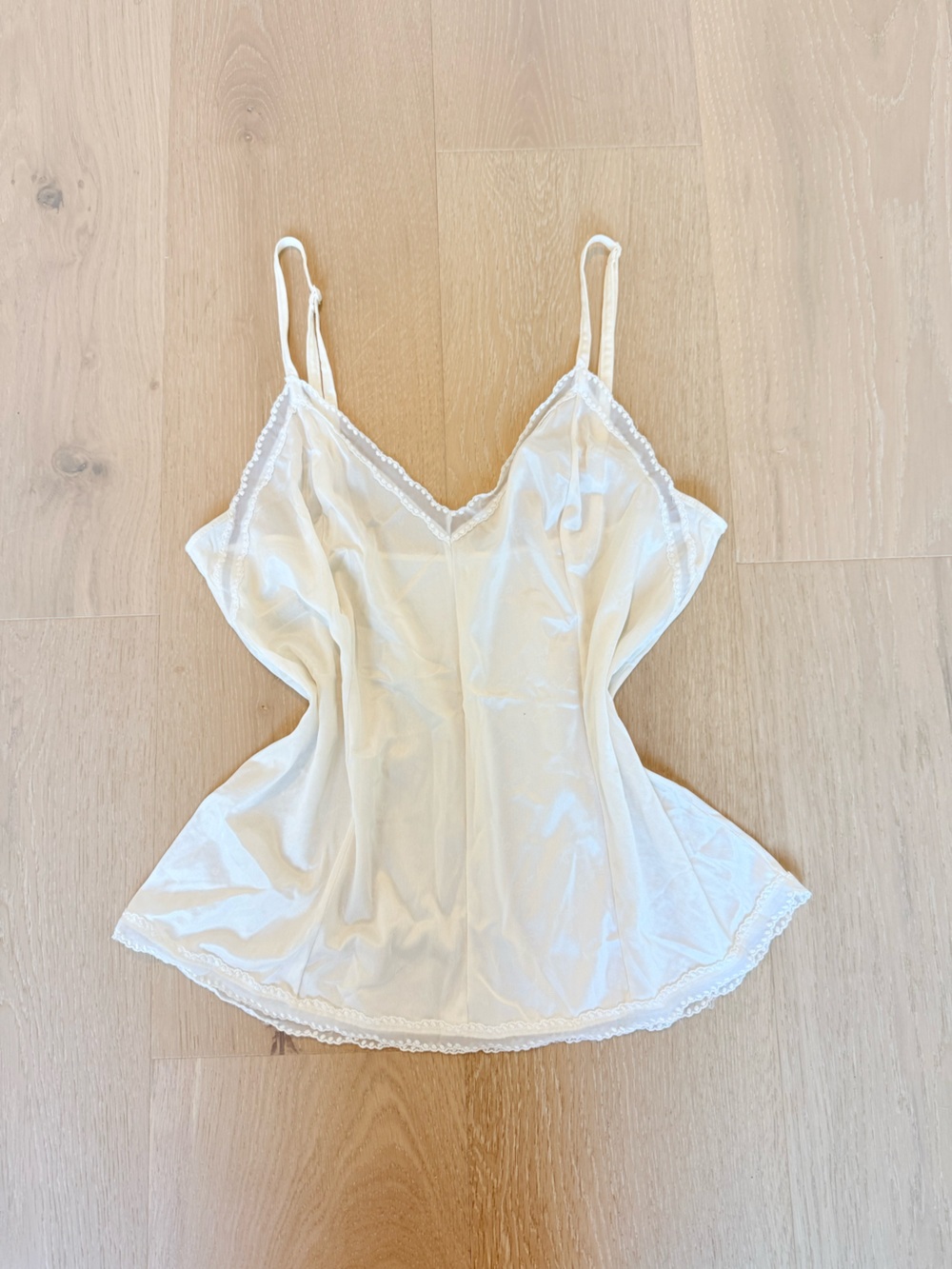 Vintage Givenchy White Logo Camisole